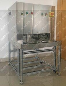 Automatic Kiwi Fruit Peeling and Double End Cutting Machine
