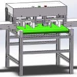 Belt Feeding Kiwi Fruit Chip Slicing Cutting Machine